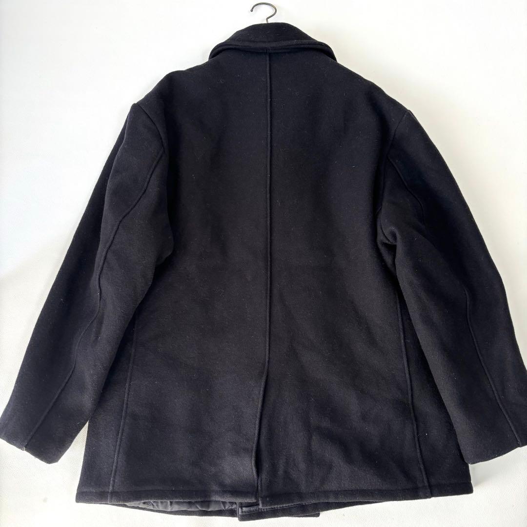 【希少50サイズ】ショット ピーコート ダブル ブラック USA製 キルティング