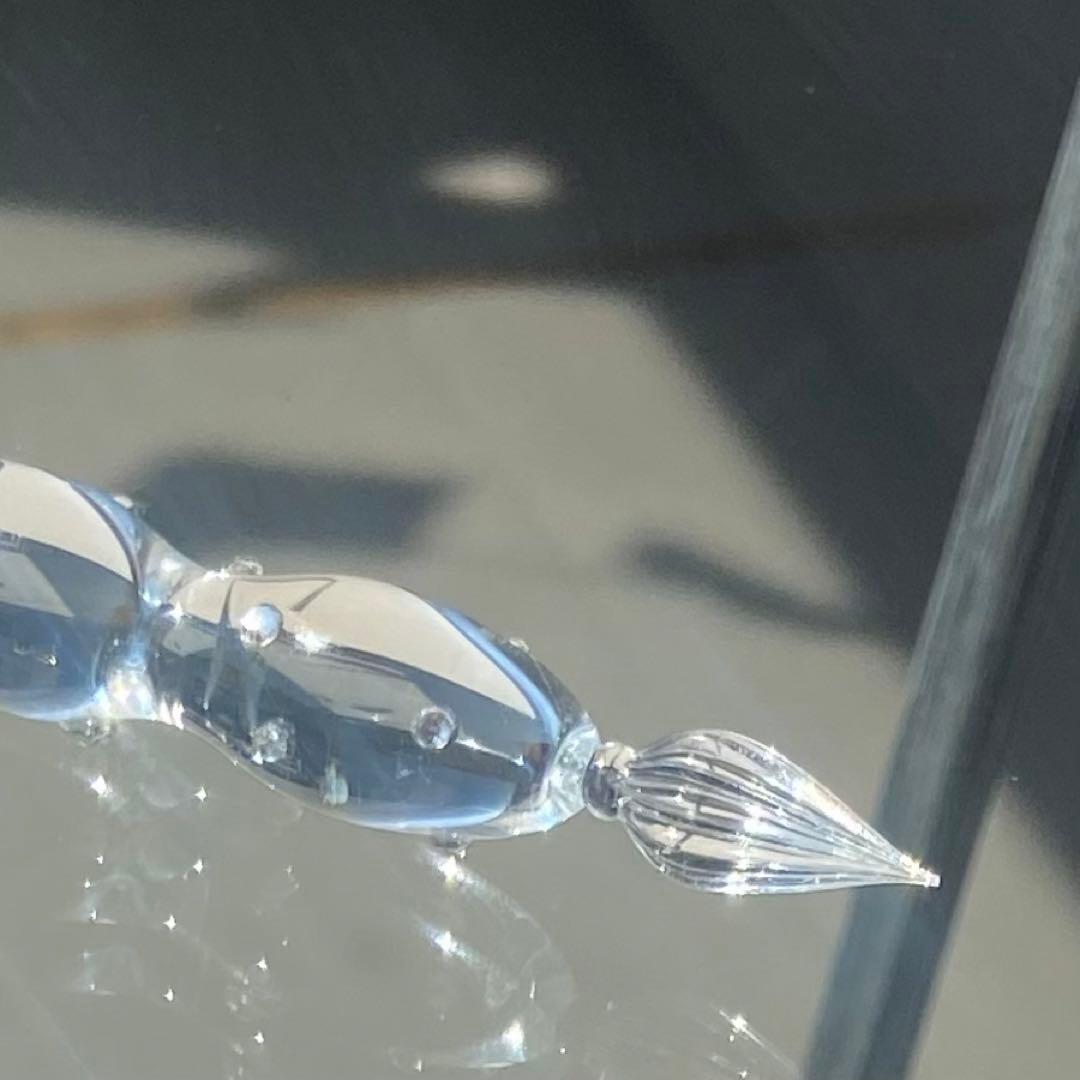 クリスタルクリア ガラスペン／硝子ペン／軽い 持ちやすい 書き心地◎ 割れにくい