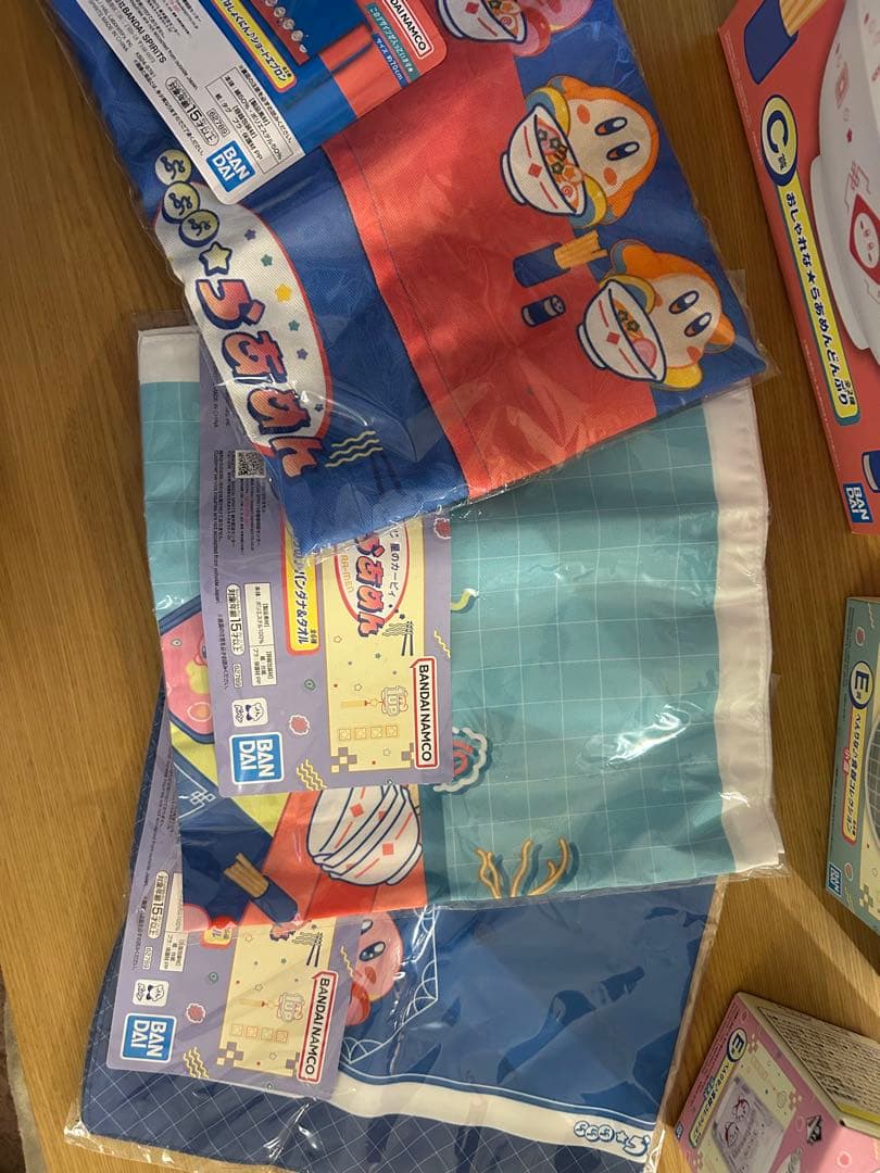 カービィぷぷぷらあめん　一番くじセット　お皿　グラス　レンゲ　小皿　コースター他