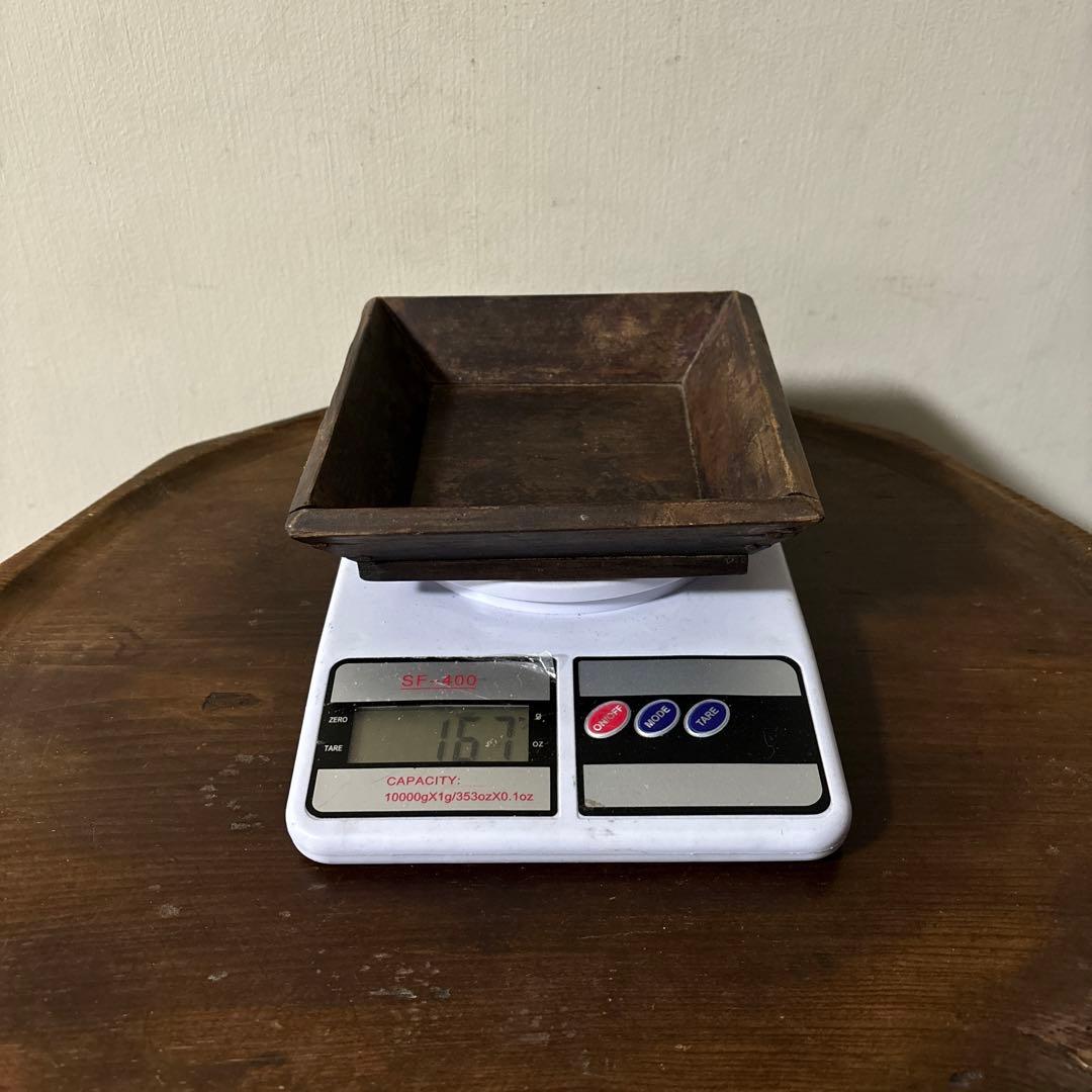 李朝　朝鮮王朝時代　祭祀の器　木皿　1点　⑤アンティーク　韓国骨董　古道具　骨董