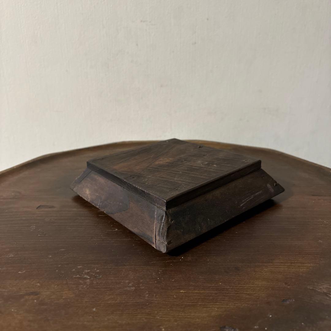 李朝　朝鮮王朝時代　祭祀の器　木皿　1点　⑤アンティーク　韓国骨董　古道具　骨董