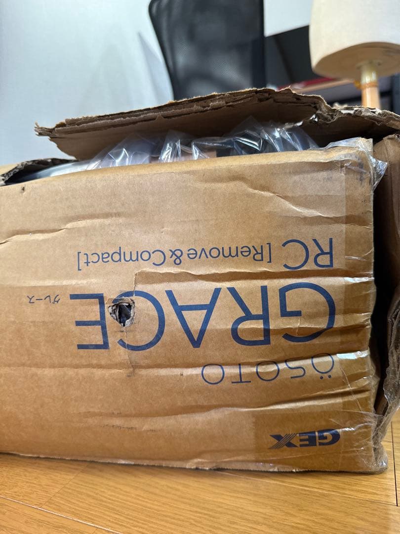 【箱潰れあり】GEX OSOTO GRACE RC折りたたみ 犬猫 22kg