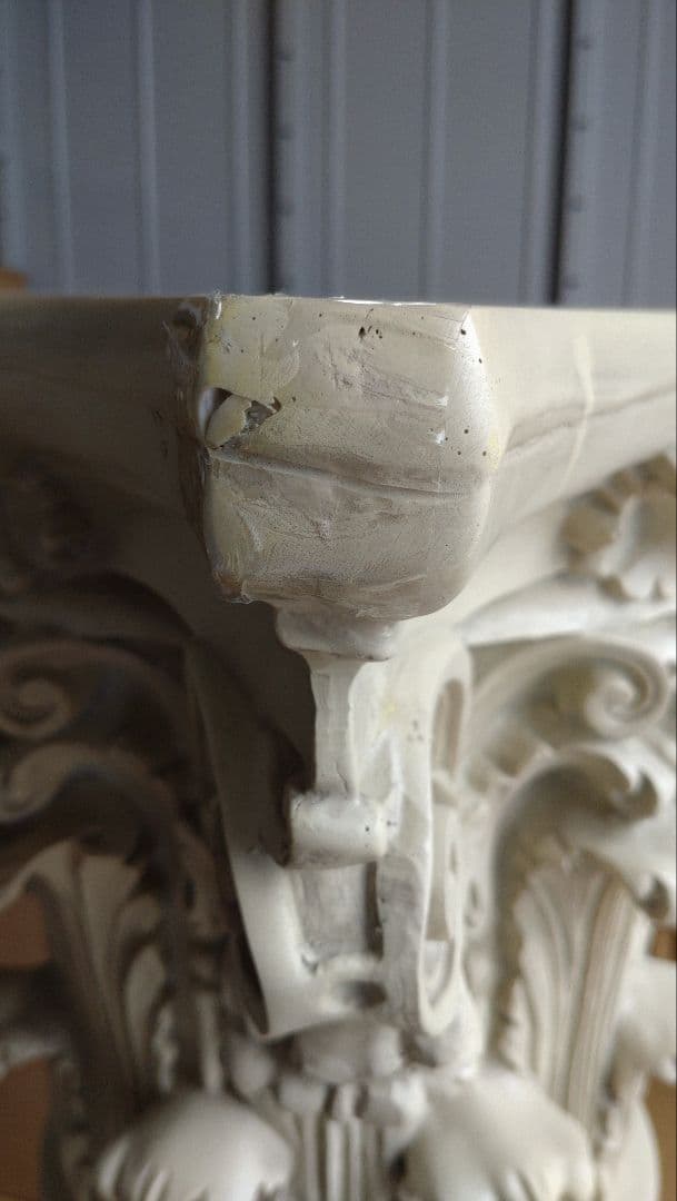 1m 古代ギリシャ建築柱 コリントピラー支柱台座コラム花台歴史西洋置物インテリア