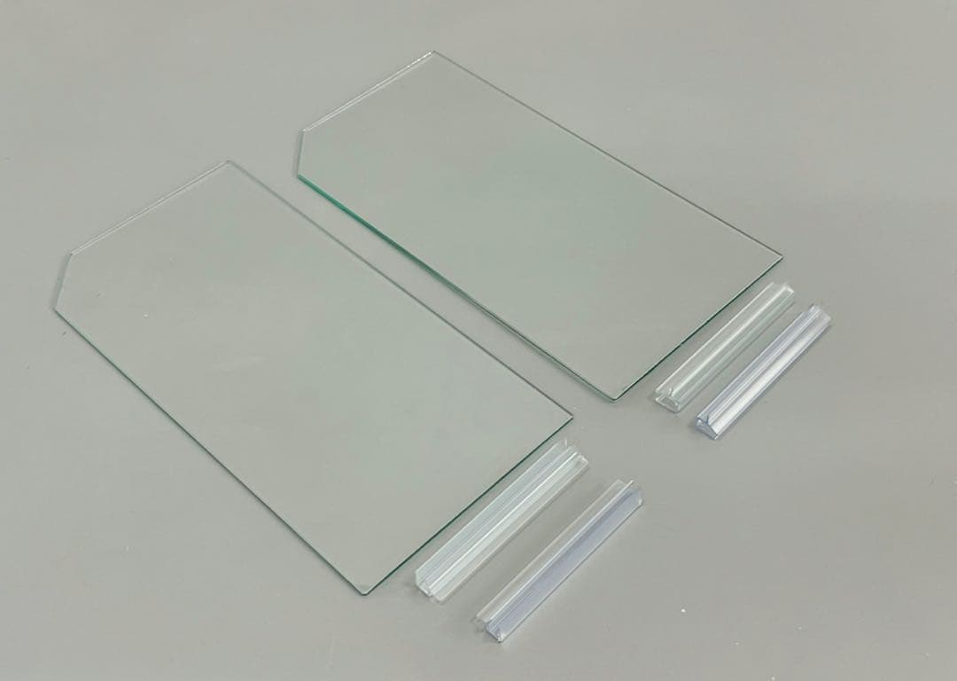 600×450x450x㎜オールガラスオーバーフロー水槽セット　ブラックシリコン