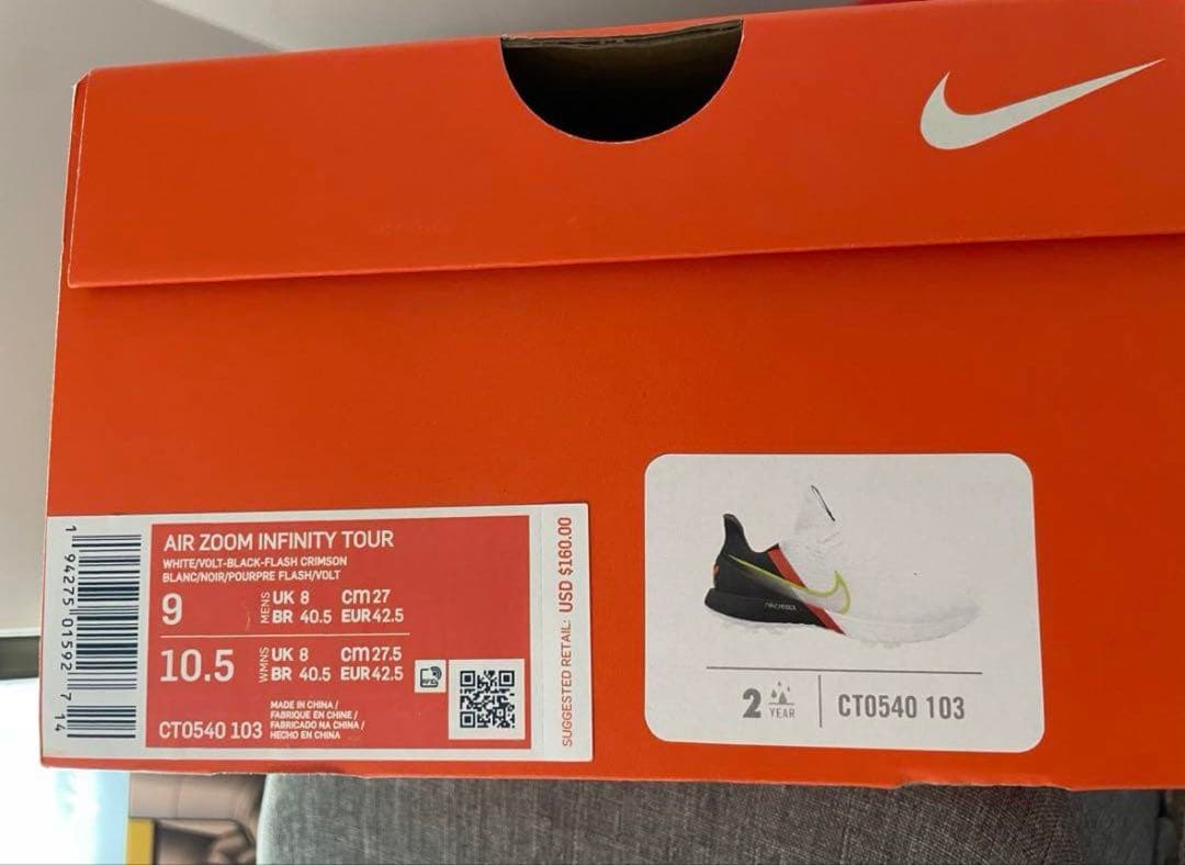 NIKE ナイキ エアズーム インフィニティツアー ゴルフシューズ ケプカモデル