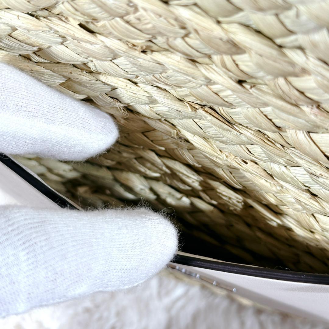 【美品】 ★日本未発売★ COACH コーチ ホワイト かごバッグ A4収納