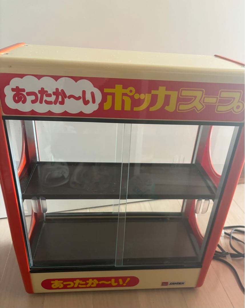 ドリンクウォーマー　缶飲料ウォーマー　店舗用　昭和レトロ　ポッカ　レトロポップ