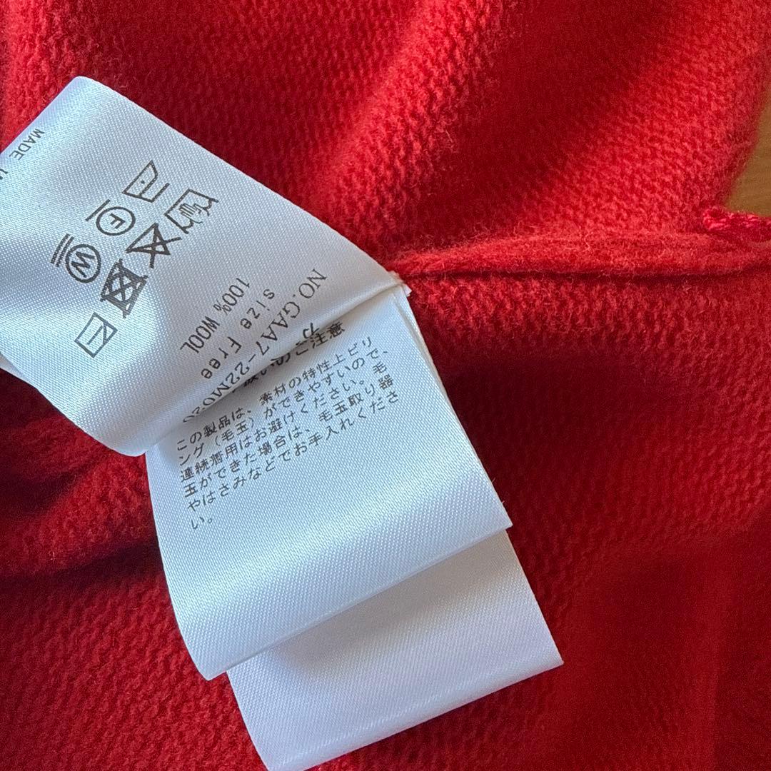 着用1回のみ美品○ 完売 かぐれ ハミルトンクルーネックカーディガン 25AW