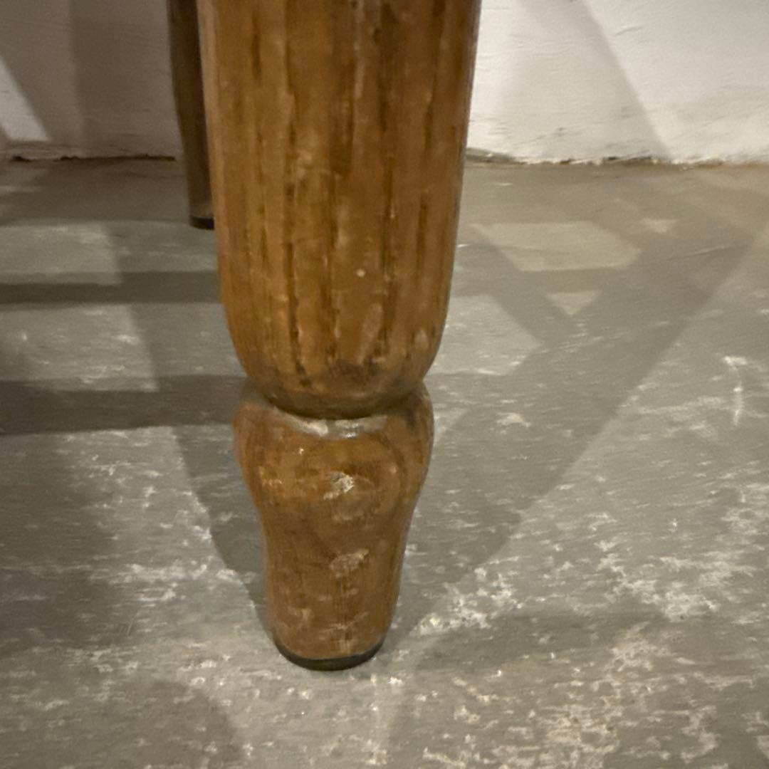 ヴィンテージ　ダイニングチェア　カフェチェア　藁座面