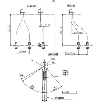 TKY01302j　キッチン用台付シングルレバー水栓
