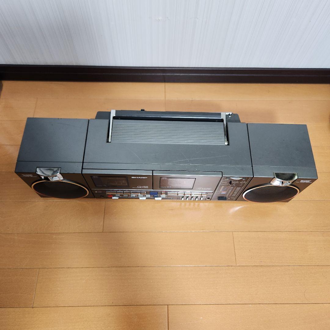【動作品】SHARP QT-88G ダブルラジカセ
