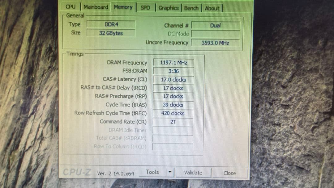 DDR4 8GBx4枚 32GB pc4-2400 動作確認済み ②