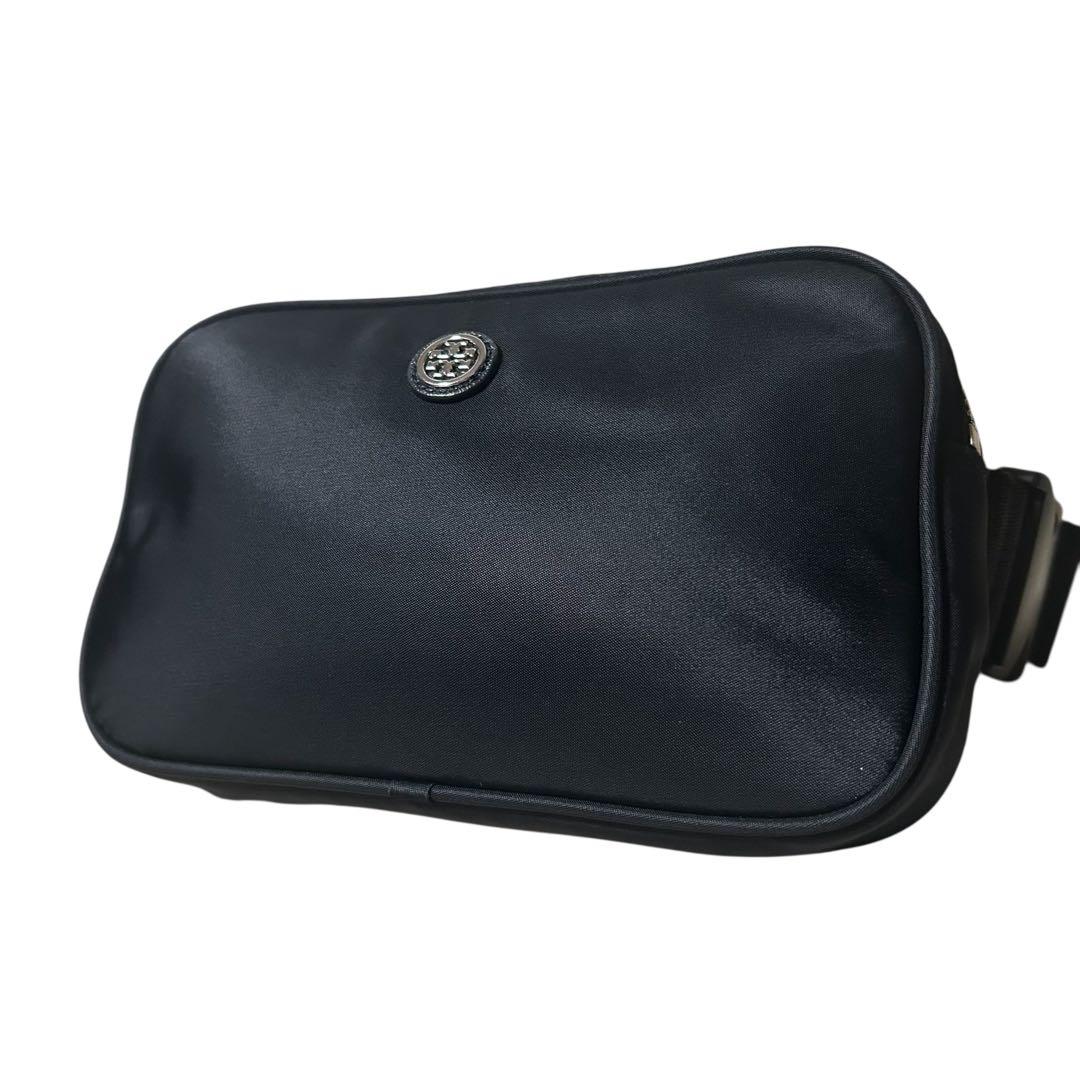 美品　トリーバーチ　ボディバッグ　ウエストポーチ　斜め掛け　ヴァージニアブラック