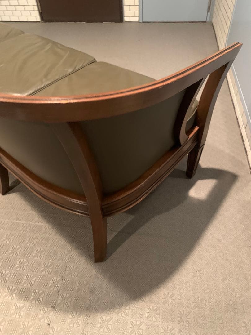 MARUNIマルニ  地中海 シャルル 3Pソファ 本革 販売102万