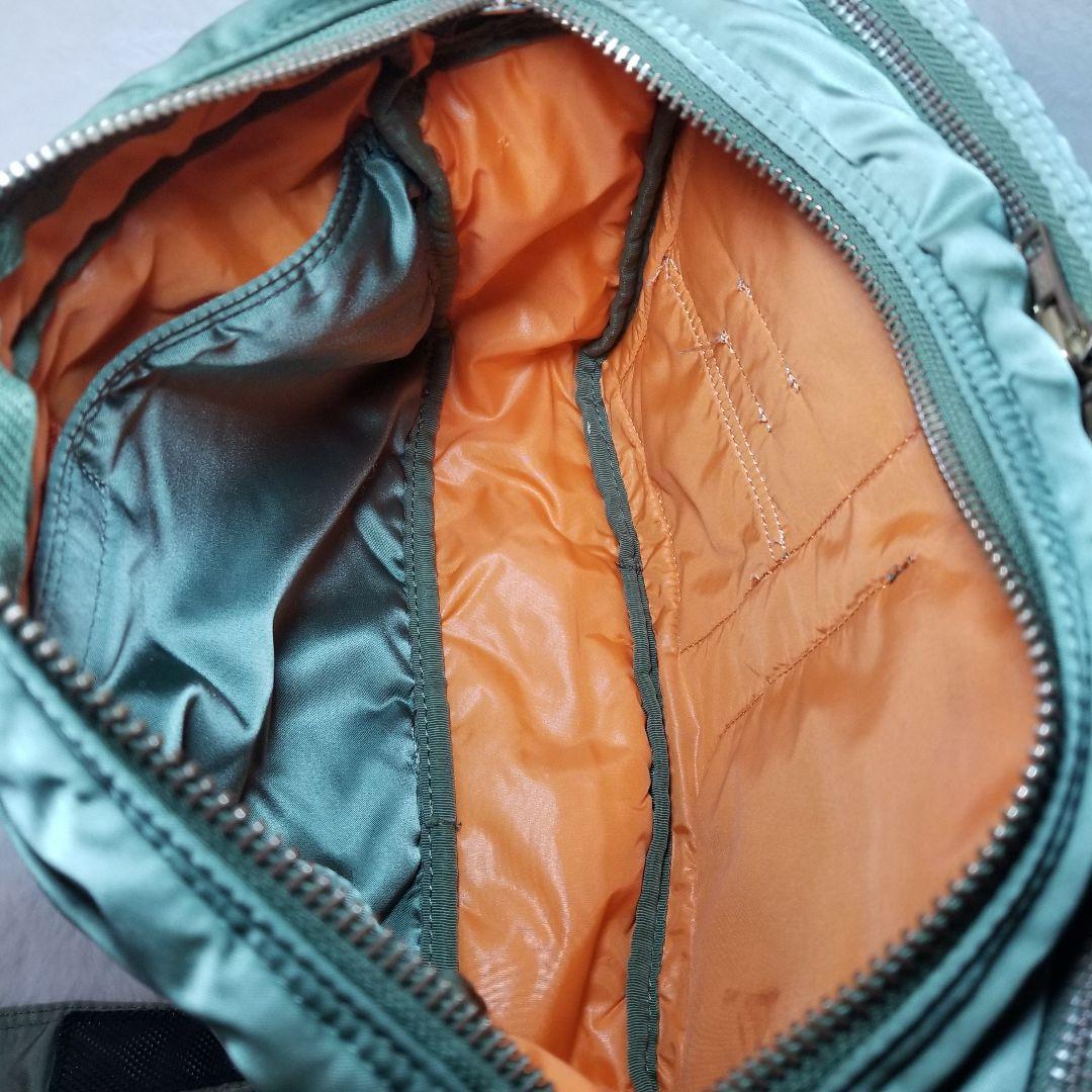 美品 PORTER　ポーター タンカー ショルダーバッグ L 2層 カーキ