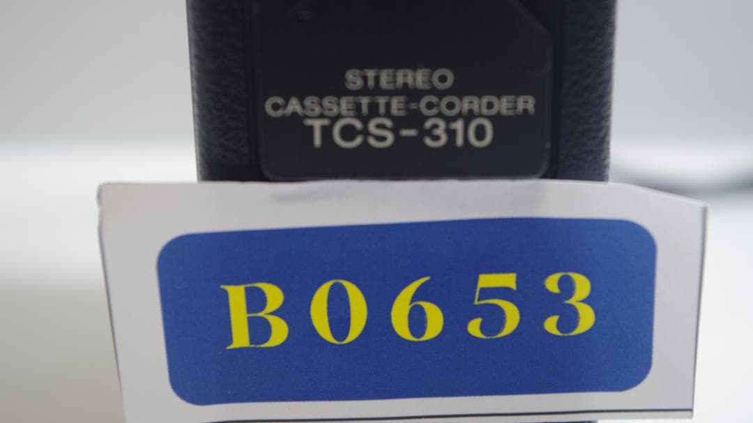B0653 SONY カセットコーダー TCS-310 ジャンク