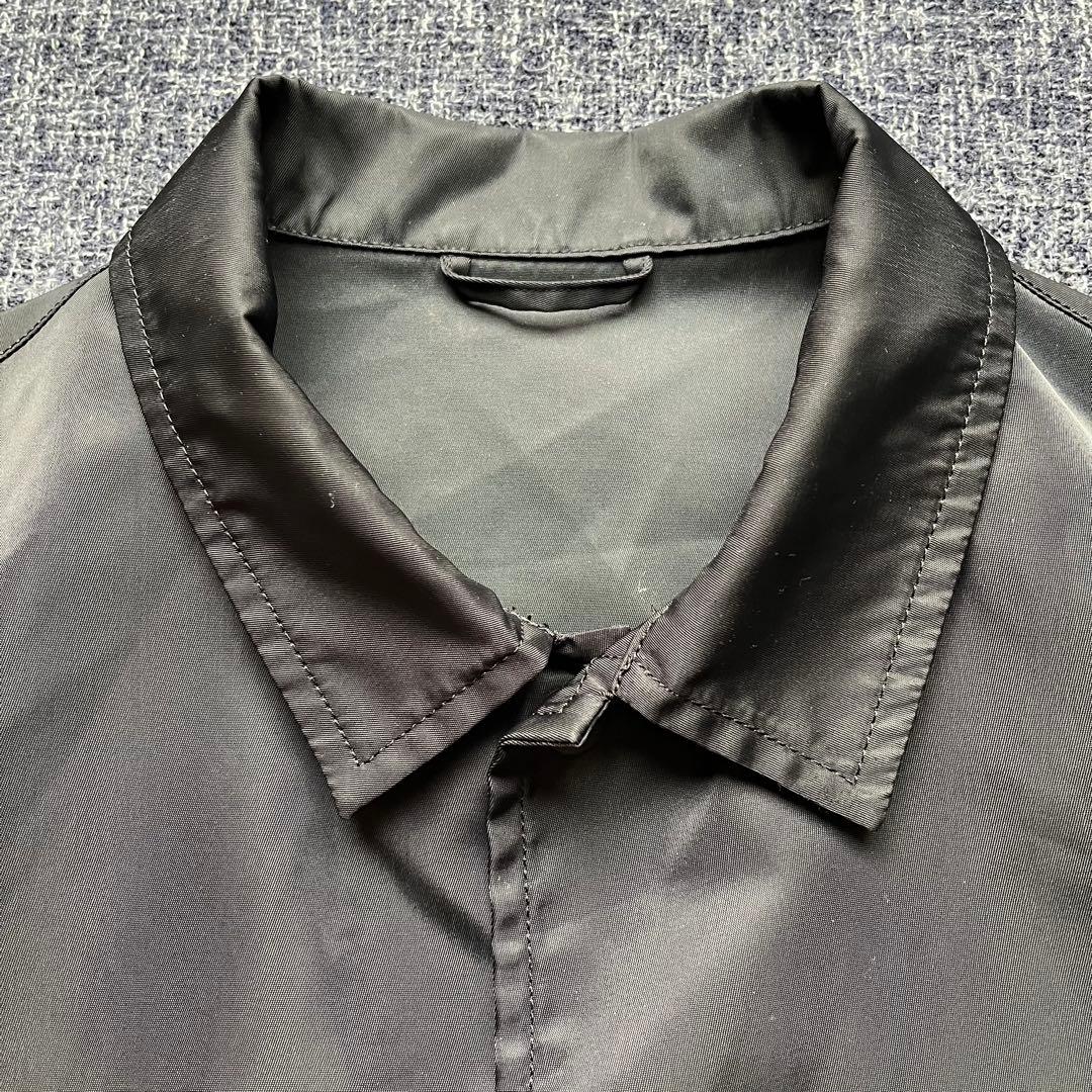 鉄雪SOPHNET. ナイロンジャケット 黒 ソフネット　コーチ　ブルゾン