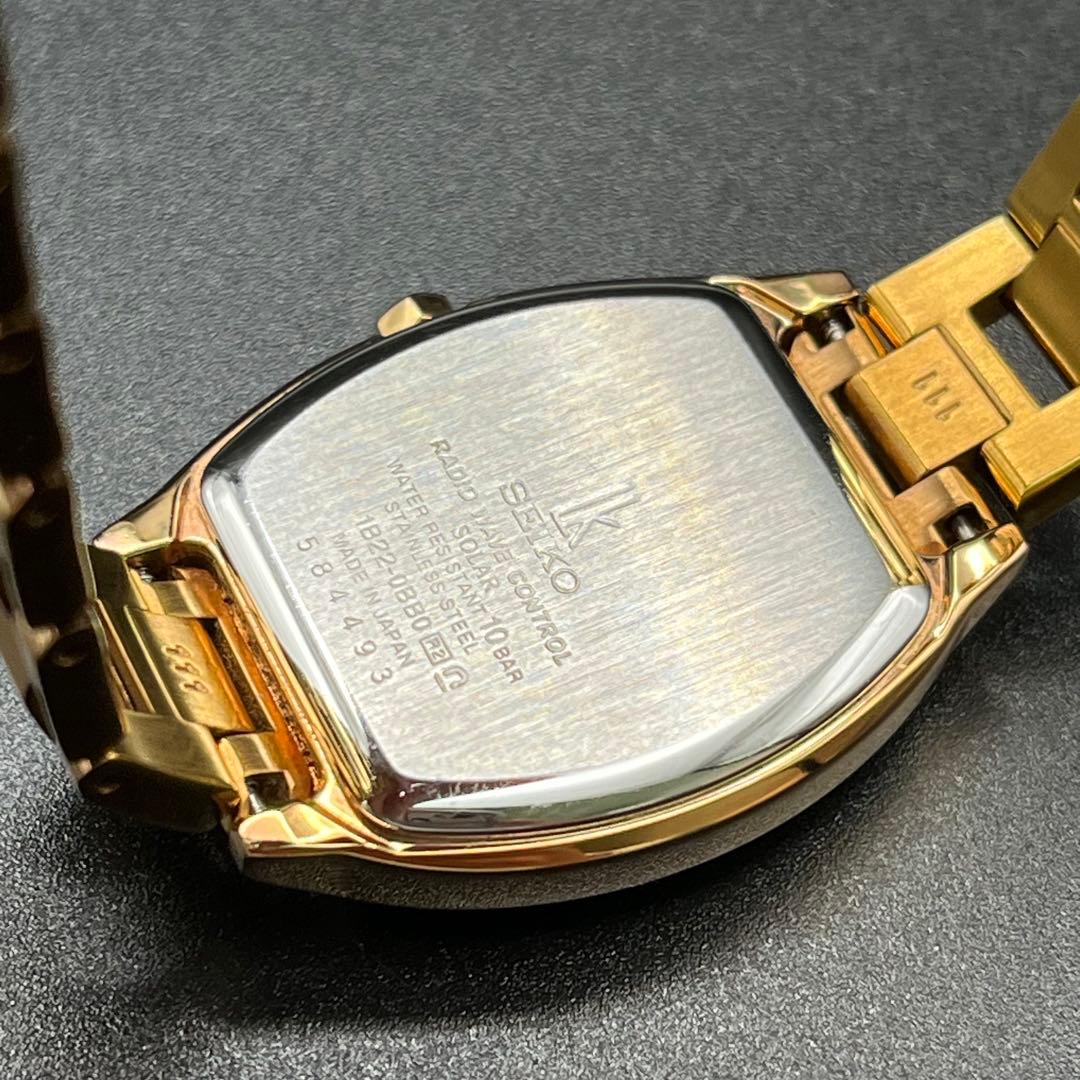 【稼動品】腕時計　SEIKO lk セイコー　ルキア　電波ソーラー　トノー型