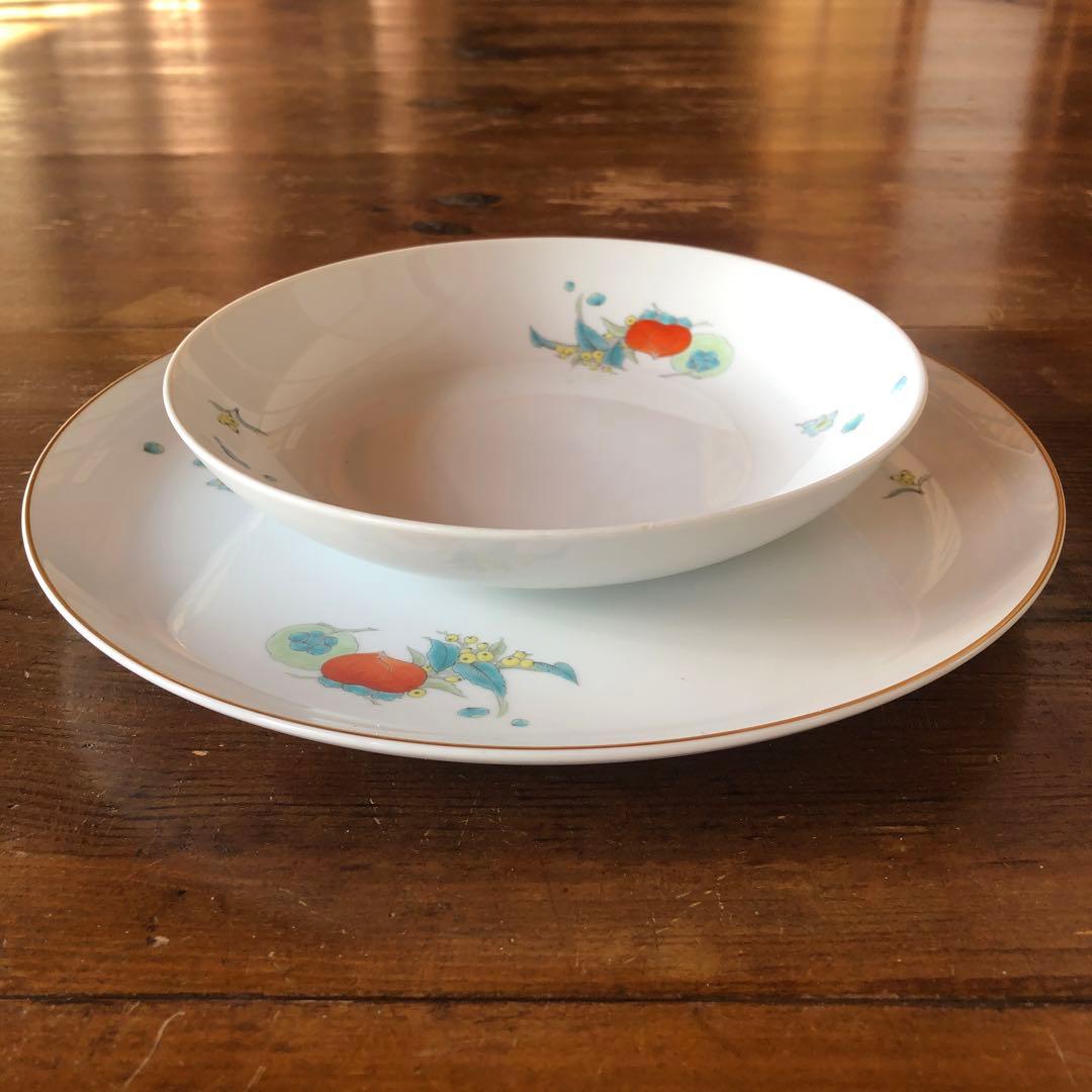 深川製磁 果実 大皿 ミート皿 ざくろ 皿 カレー皿 スープ皿 パスタ皿 深川