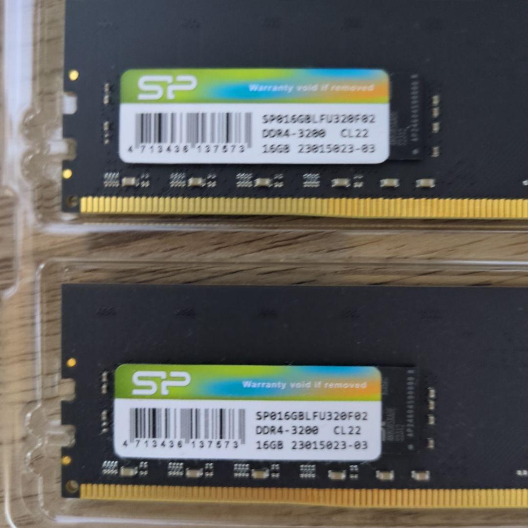 SP 16GB DDR4-3200 メモリー CL22