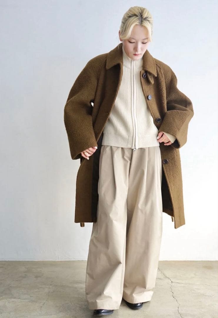 新品未使用 AMOMENTO アモーメント　Alpaca Raglan Coat