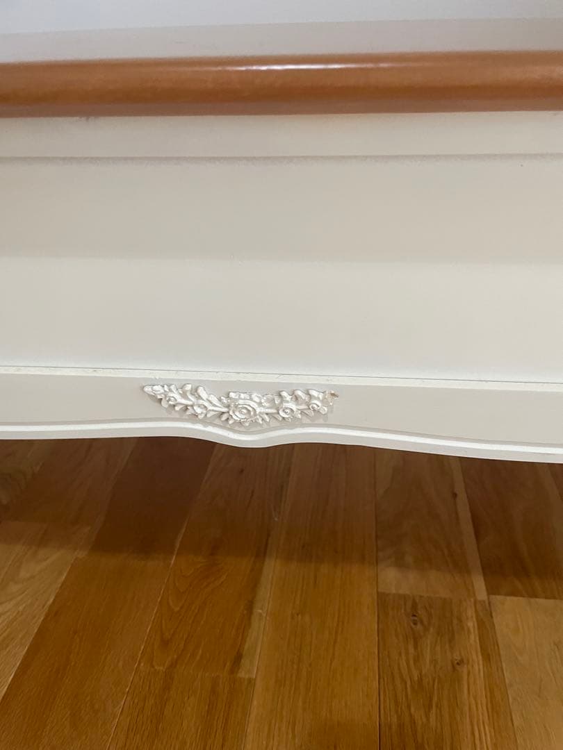 クラシックデザイン ローテーブル ホワイト