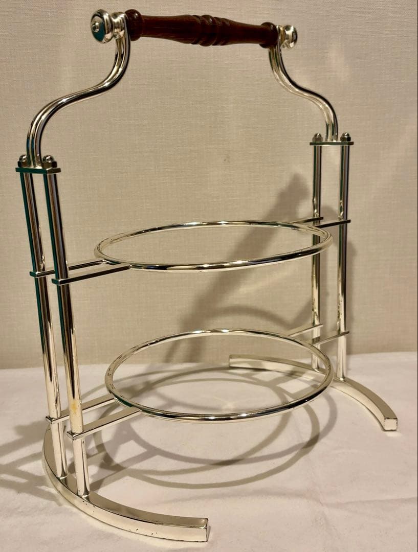 アフタヌーンティー、ハイティー両用２段スタンド