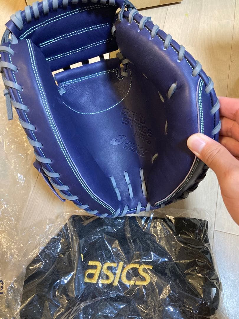 や*り様 asics RB GOLDSTAGE I-PRO LH 軟式用キャッチ