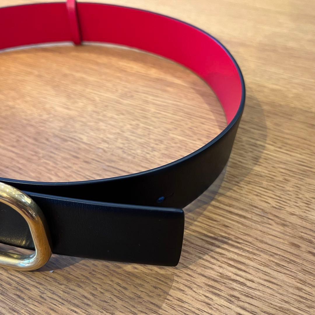 VALENTINO ヴァレンティノ ゴールドVロゴ バックルベルト