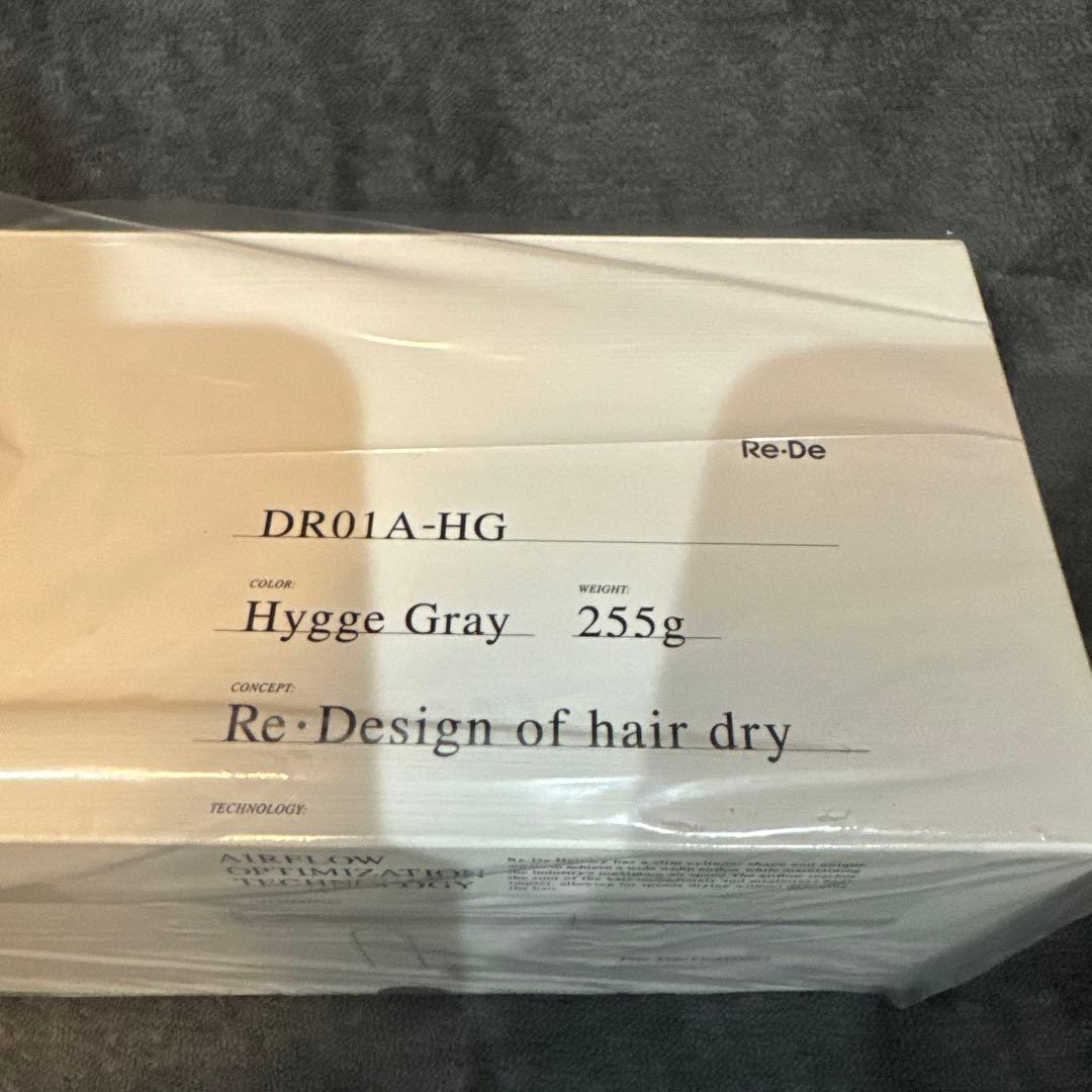 【新品未使用】Re:De Hairdry ヘアドライヤー
