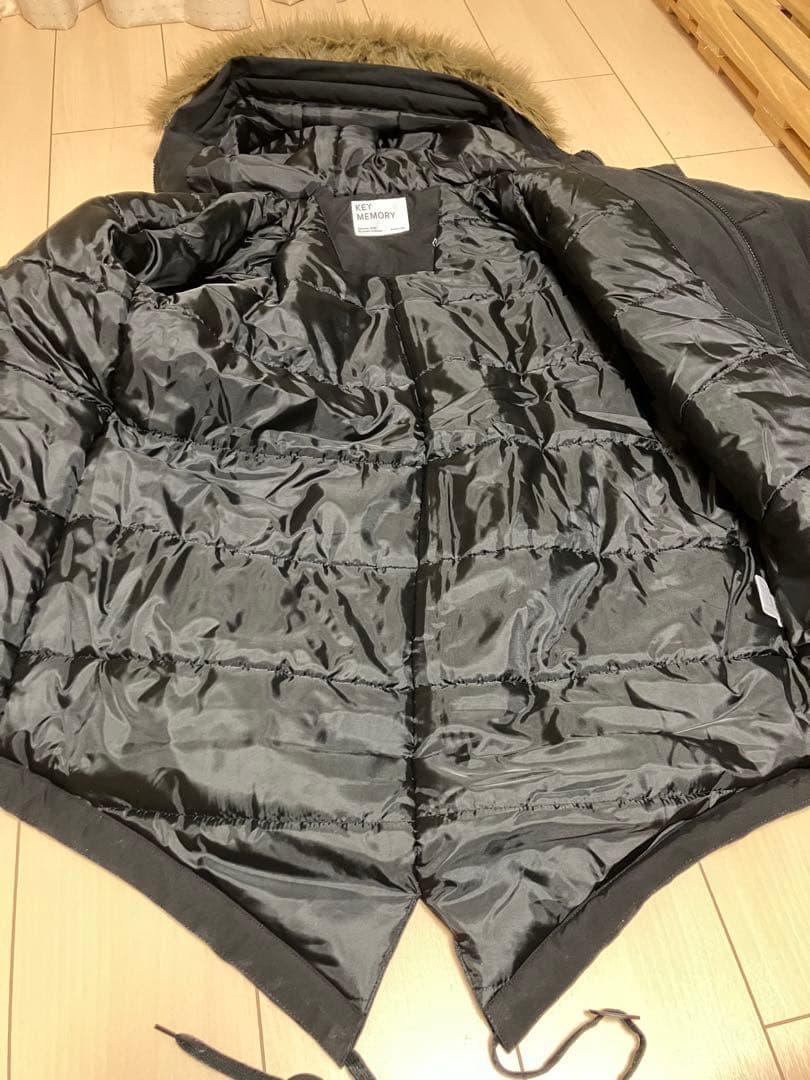 KEY MEMORY モッズコート　ユニセックス　黒