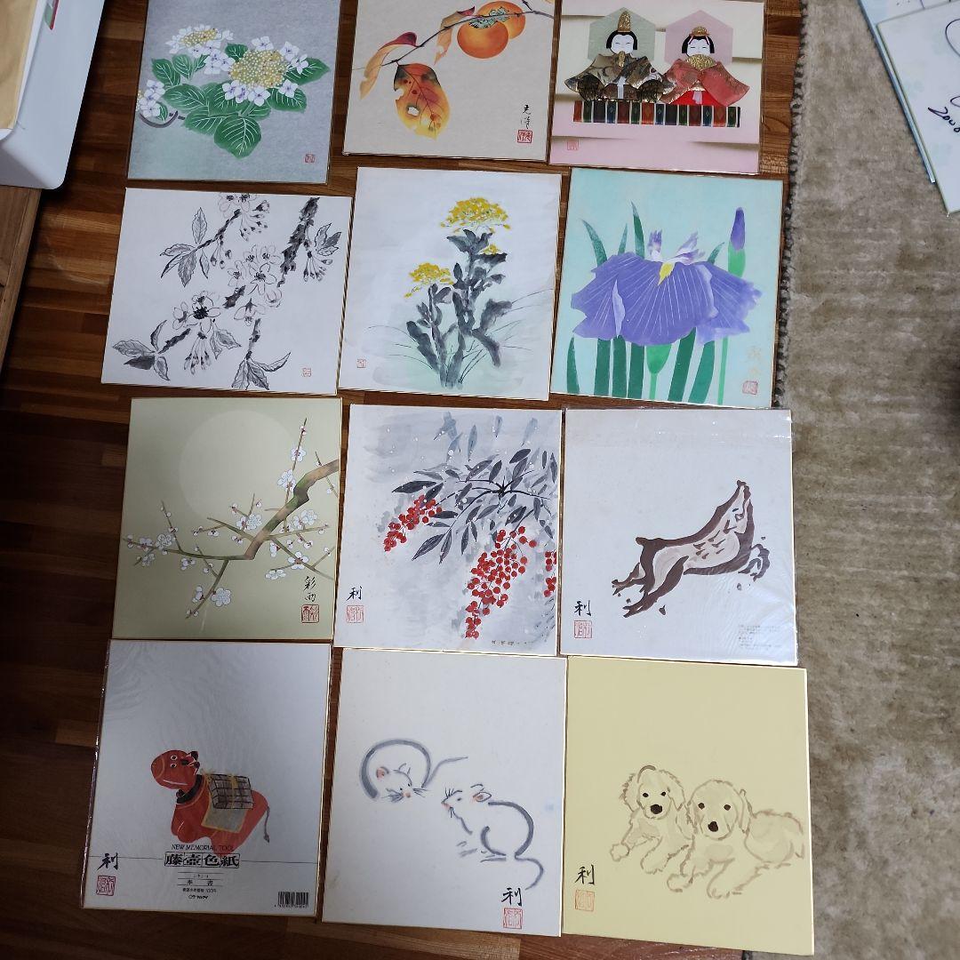 色紙掛軸