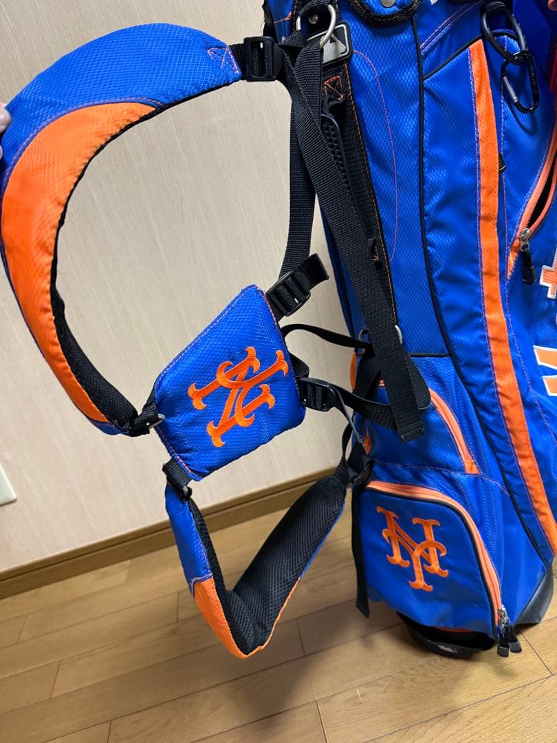 NY Mets スタンドゴルフバッグ メッツカラー