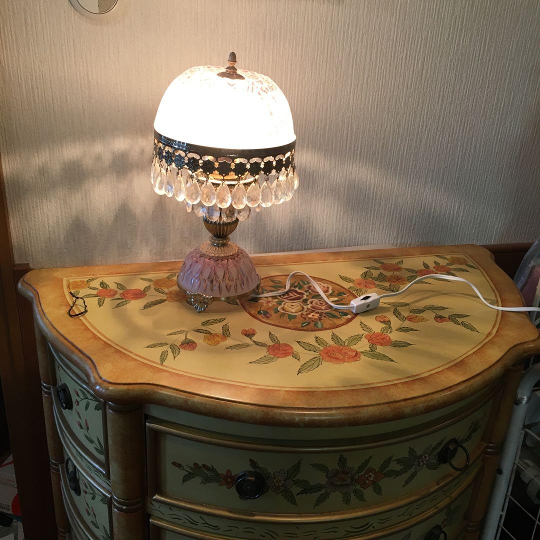 照明　ガラス　フランス　アンティーク　美術品