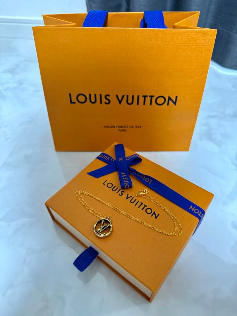極美品‼️ louis vuitton ルイヴィトン チャームネックレス【正規品】