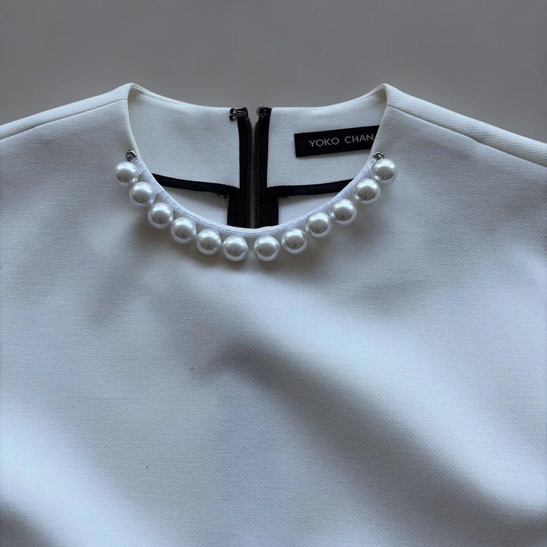 YOKO CHAN ヨーコチャン　トップス　パール長袖トップス　約6万円のお品