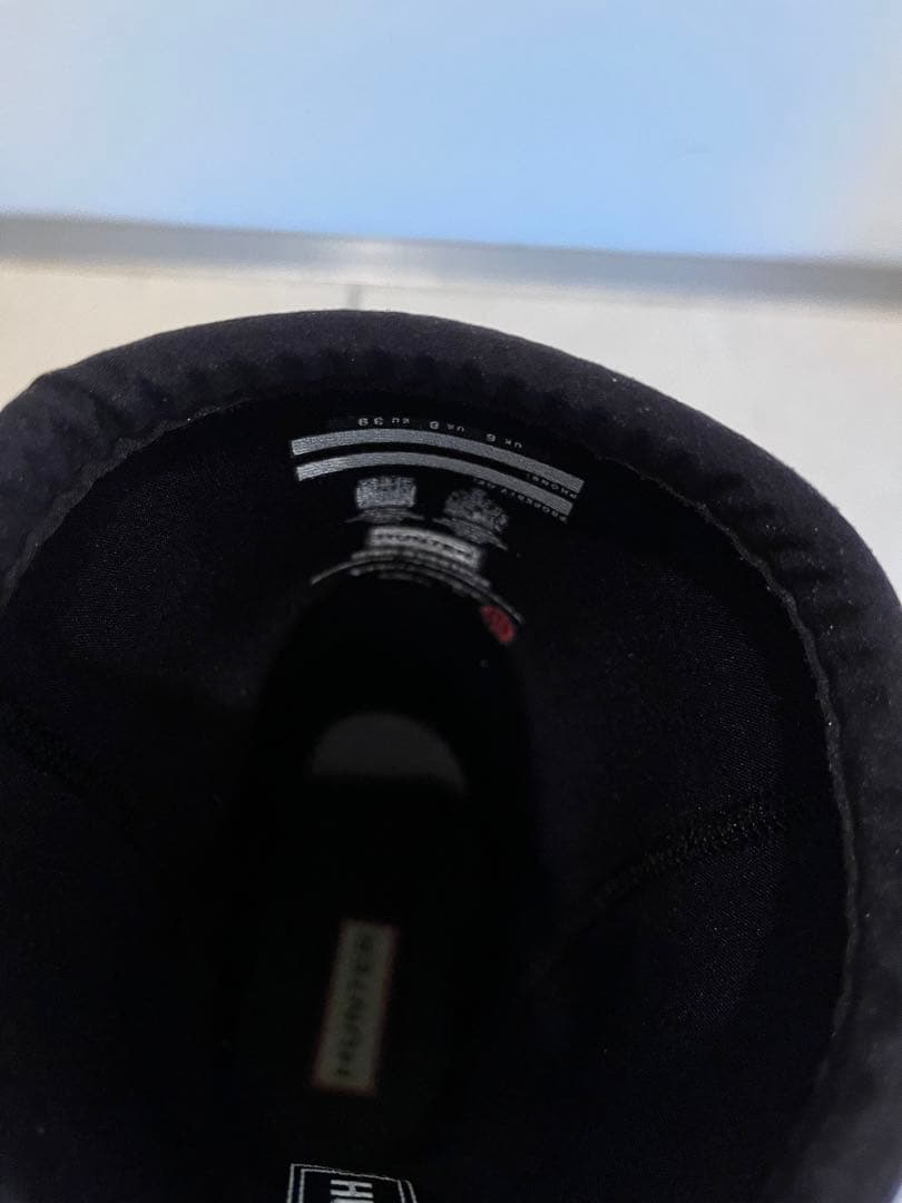 美品　HUNTER レインブーツ　サイズ6（25cm）