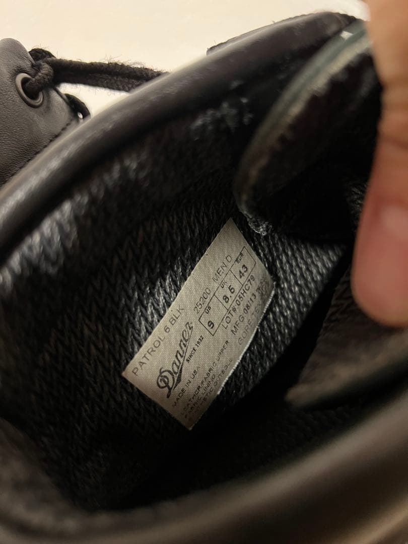 靴 Danner Patrol 6 BLK made in USA