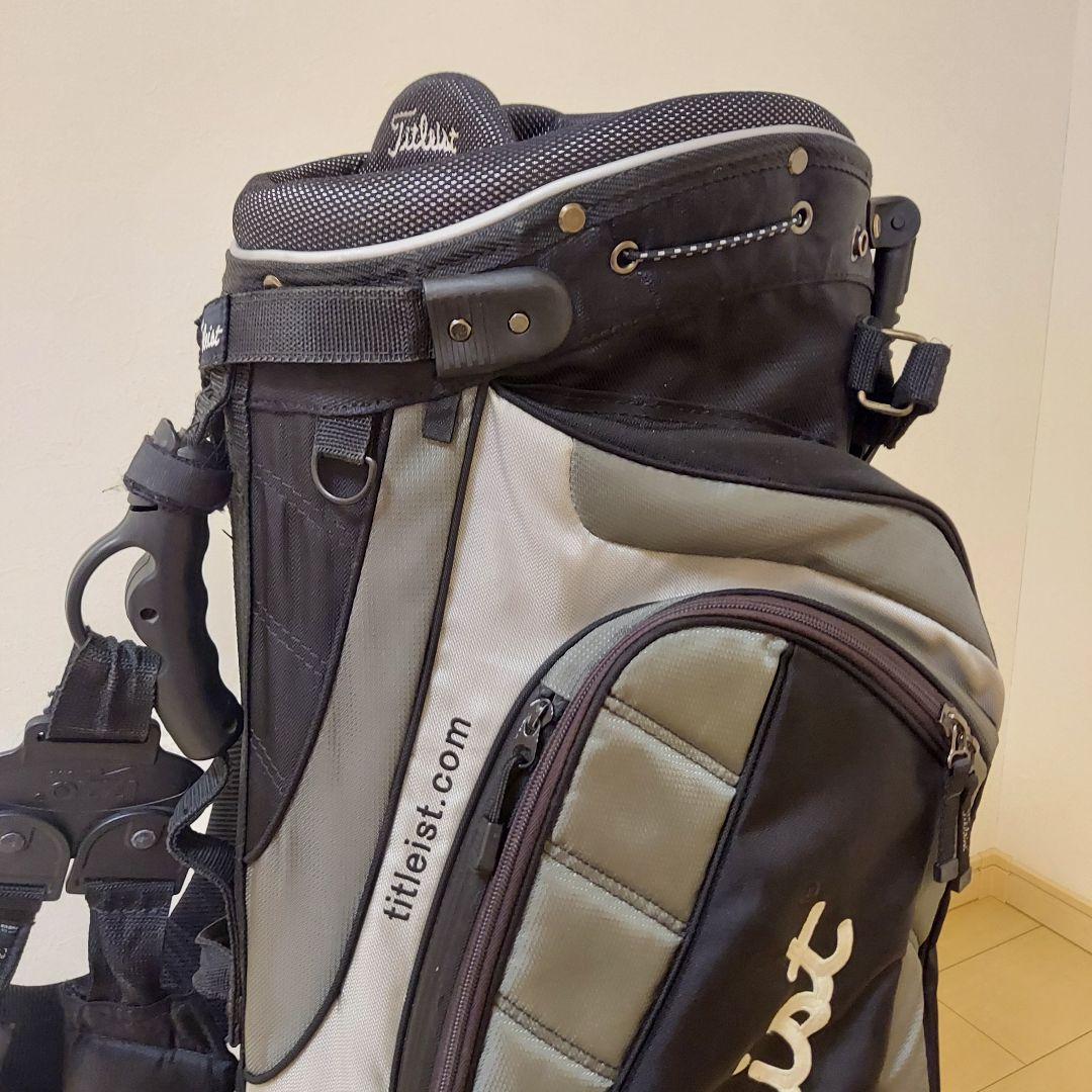 Titleist タイトリスト 軽量 キャディバック スタンド ブラック/グレー