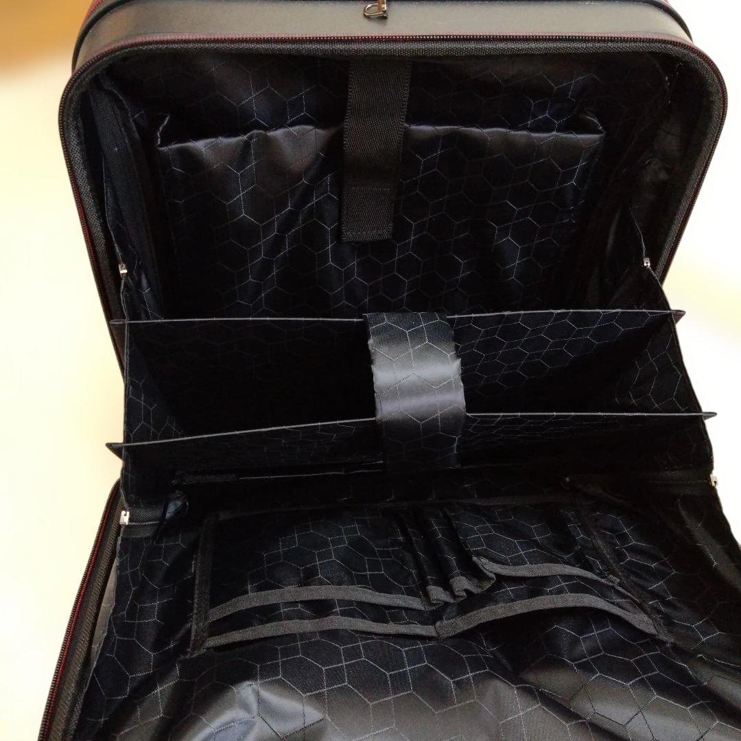 ダークグレー キャリーカート TSAロック付き