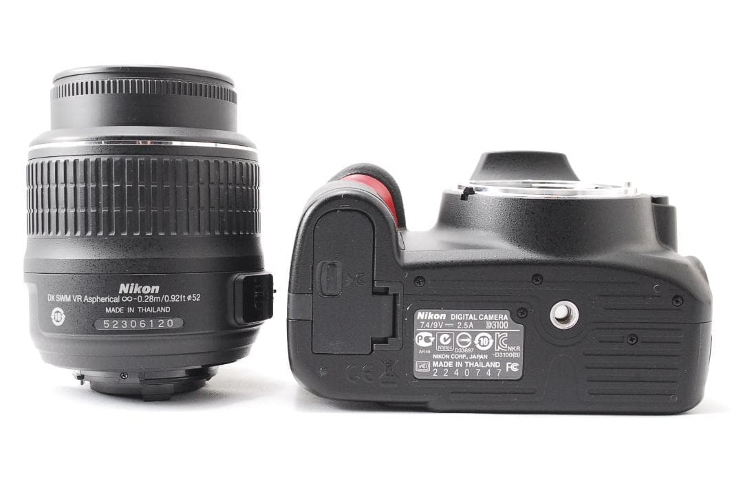 【ショット数少 美品】Nikon D3100　スマホ転送　動画OK　一眼レフ