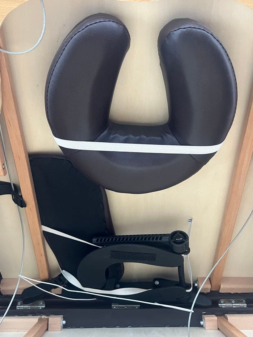 セブンビューティー　折りたたみ式マッサージベッド ブラウン　美品