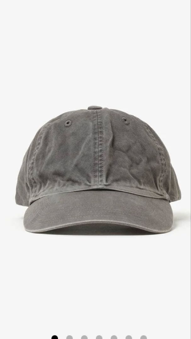 帽子 AURALEE 26SS GARMENT-DYED FINX CHINO CAP