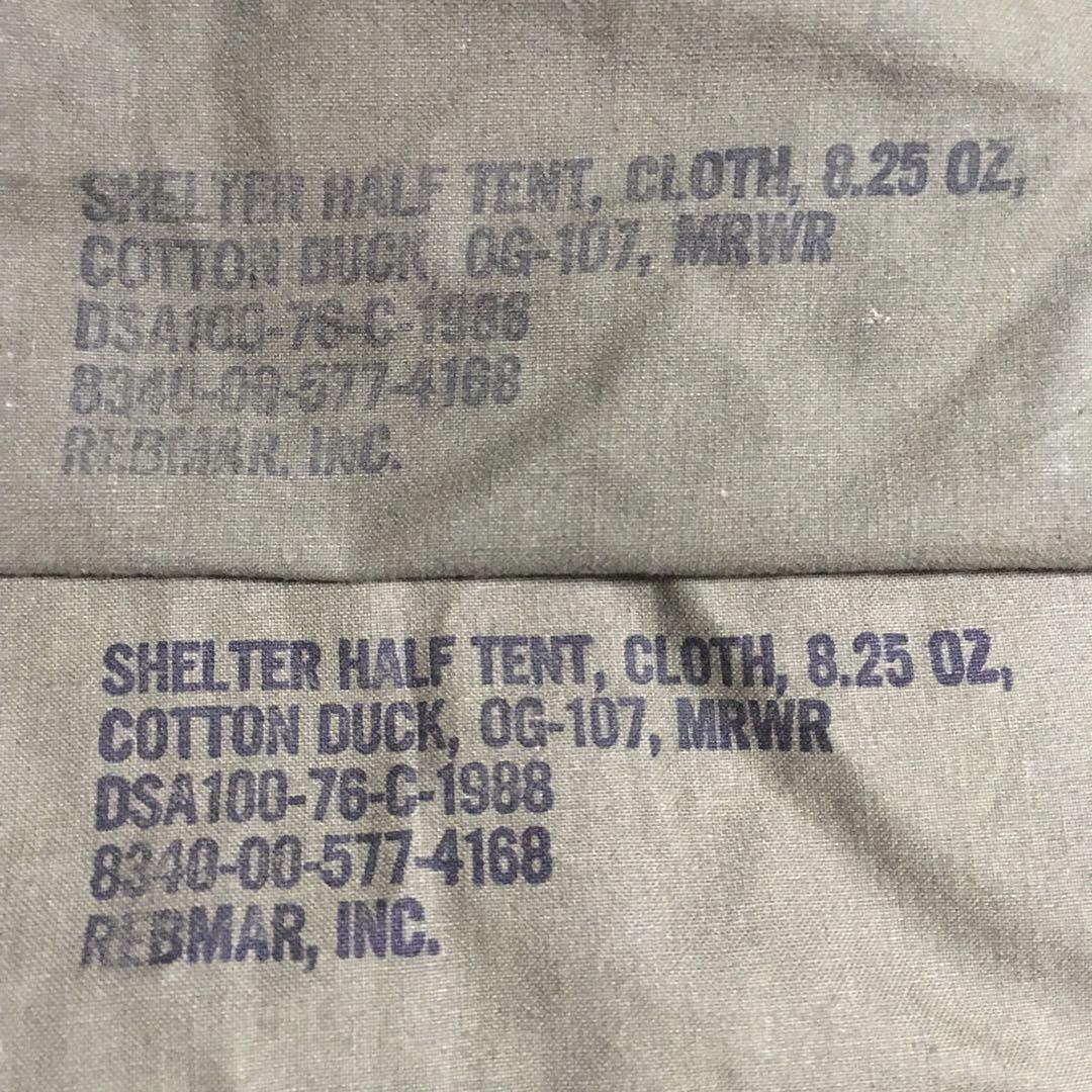 ★デッド＆バッチ一致★アメリカ軍 米軍 US アーミー パップテント 1976年