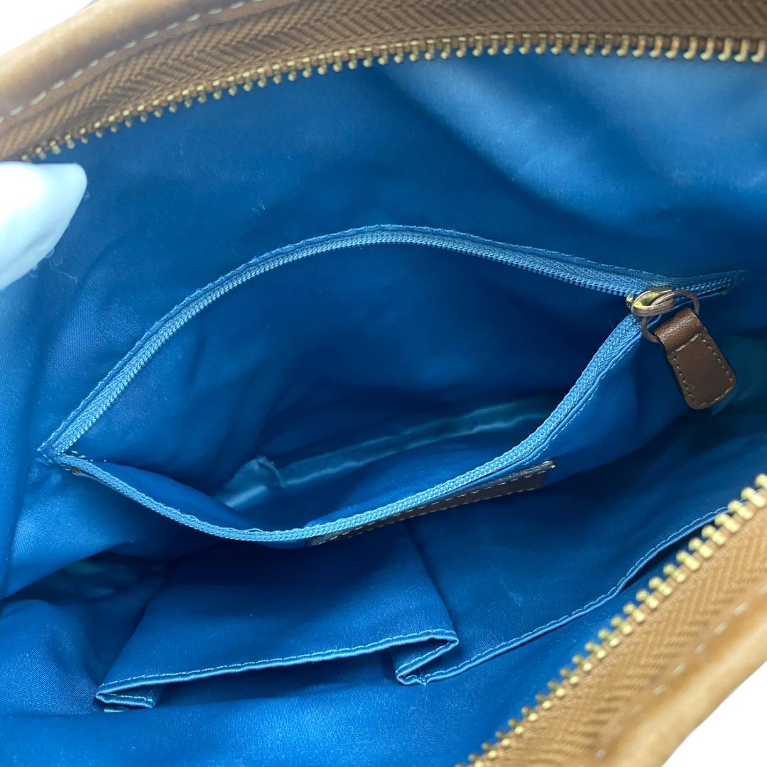 【COACH】デニム×パッチワーク バケツ型ショルダーバッグ