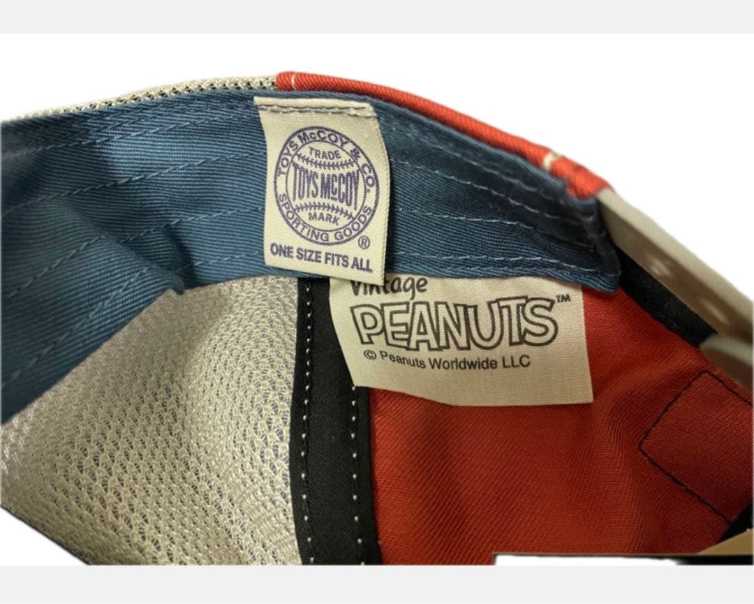 ネ*ね様 美品 TOYS McCOY トイズマッコイ キャップ　スヌーピー マッ