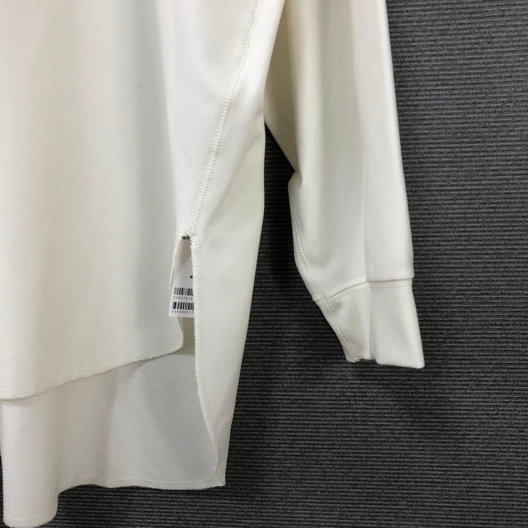 未使用品 BEARDSLEY 起毛Tブラウス F ホワイト