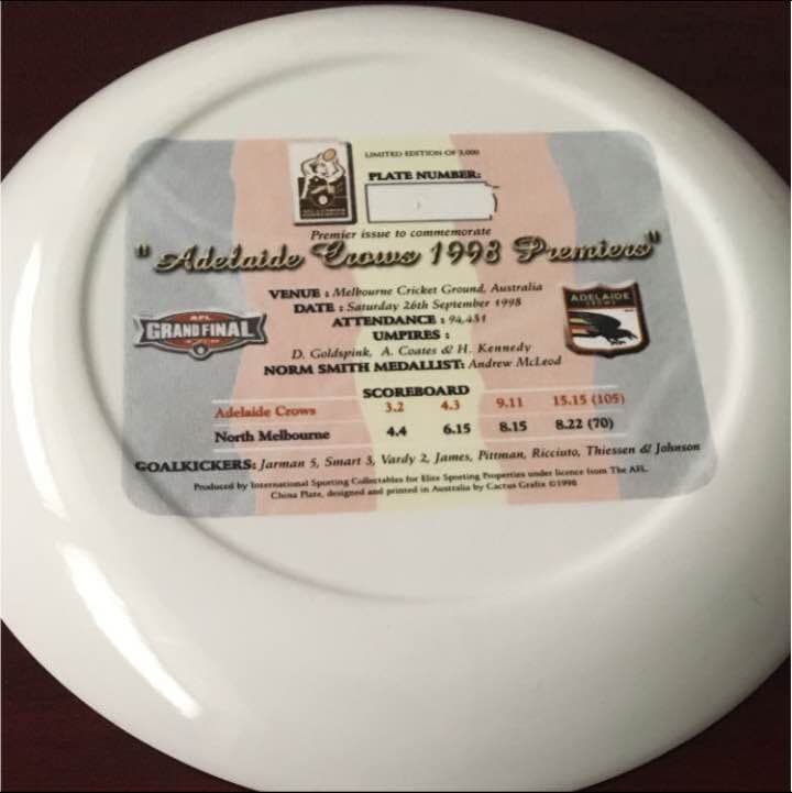 ADELAIDE CROWS お皿❤