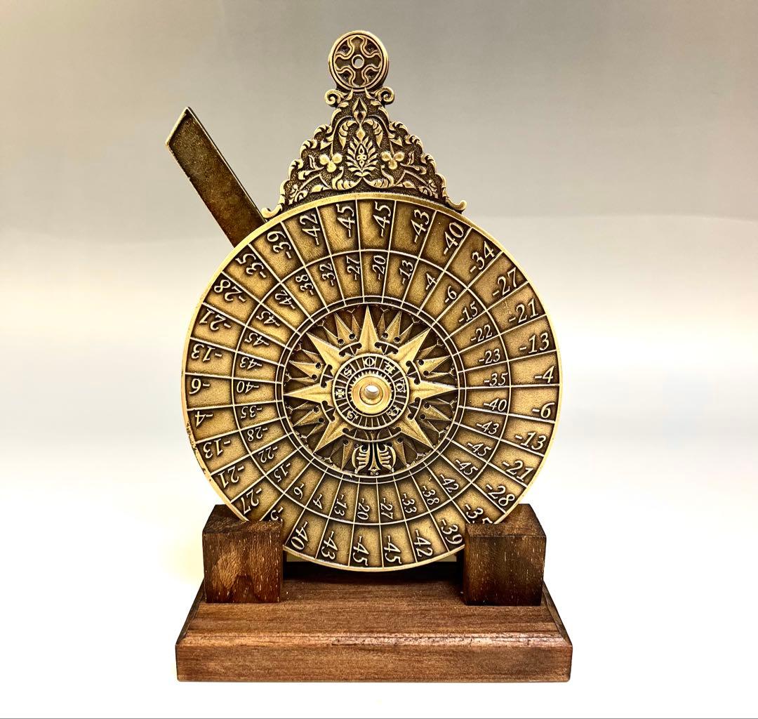 【ノクターナル】　古代天文観測器具　夜間の時間測定　星の時計　置物　古代のロマン