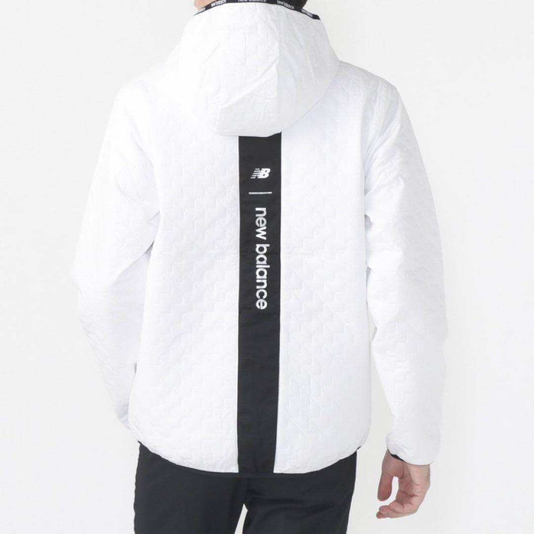 New Balance ホワイト　キルティング　ジャケット　サイズ6（XL）